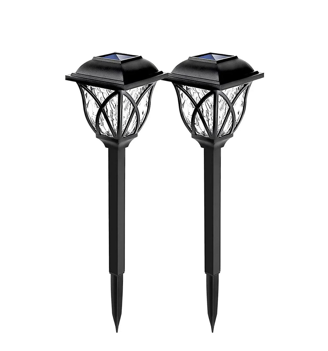 Solar Garden Lighting with Natural Enchantment - LunaGlow-White-B 300MAH-The Livary