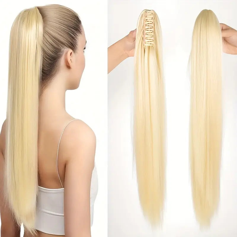 Hair extension Ponytail 21.7 inches – Veloura-Style-Blond-The Livary