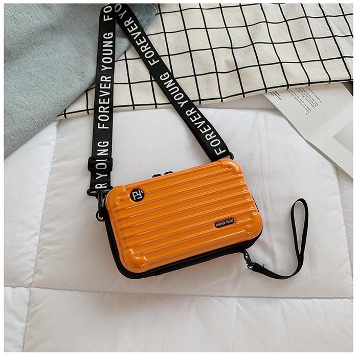 Compact and Stylish Mini Travel Bag for Women - LunaBag-Orange-The Livary