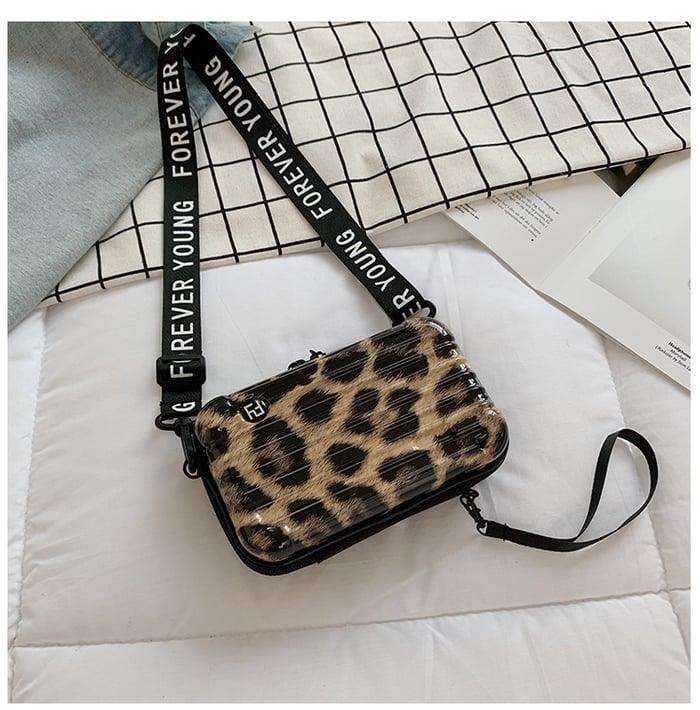 Compact and Stylish Mini Travel Bag for Women - LunaBag-Leopard-The Livary