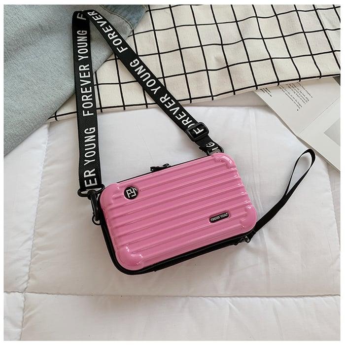 Compact and Stylish Mini Travel Bag for Women - LunaBag-Light pink-The Livary