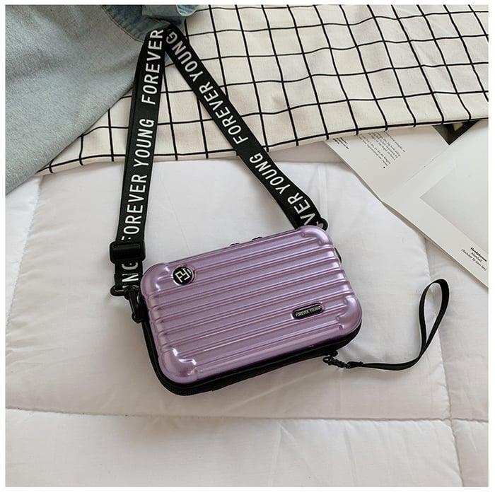 Compact and Stylish Mini Travel Bag for Women - LunaBag-Purple-The Livary