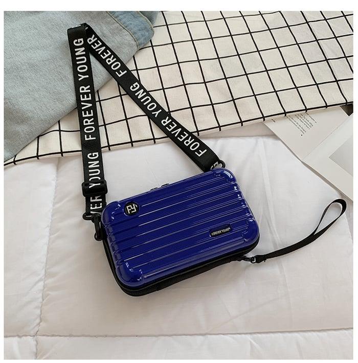 Compact and Stylish Mini Travel Bag for Women - LunaBag-Royal blue-The Livary