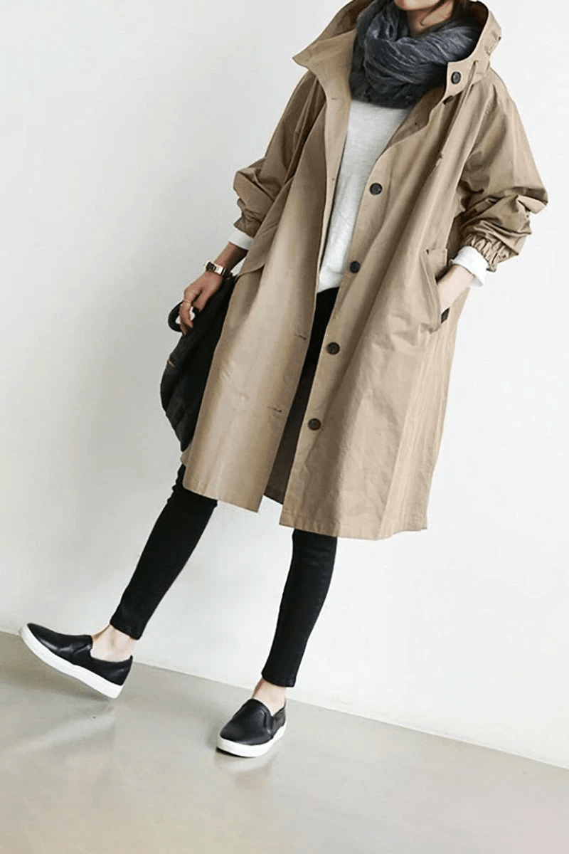 Ladies Windbreaker - Aurora-Khaki-S-The Livary