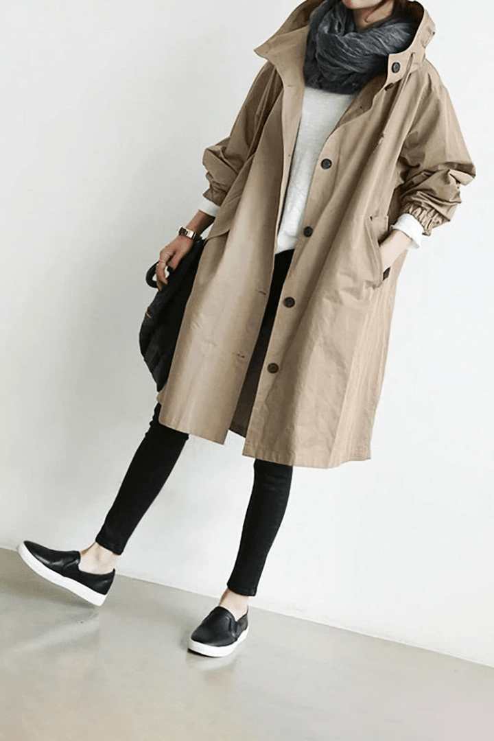 Ladies Windbreaker - Aurora-Khaki-S-The Livary