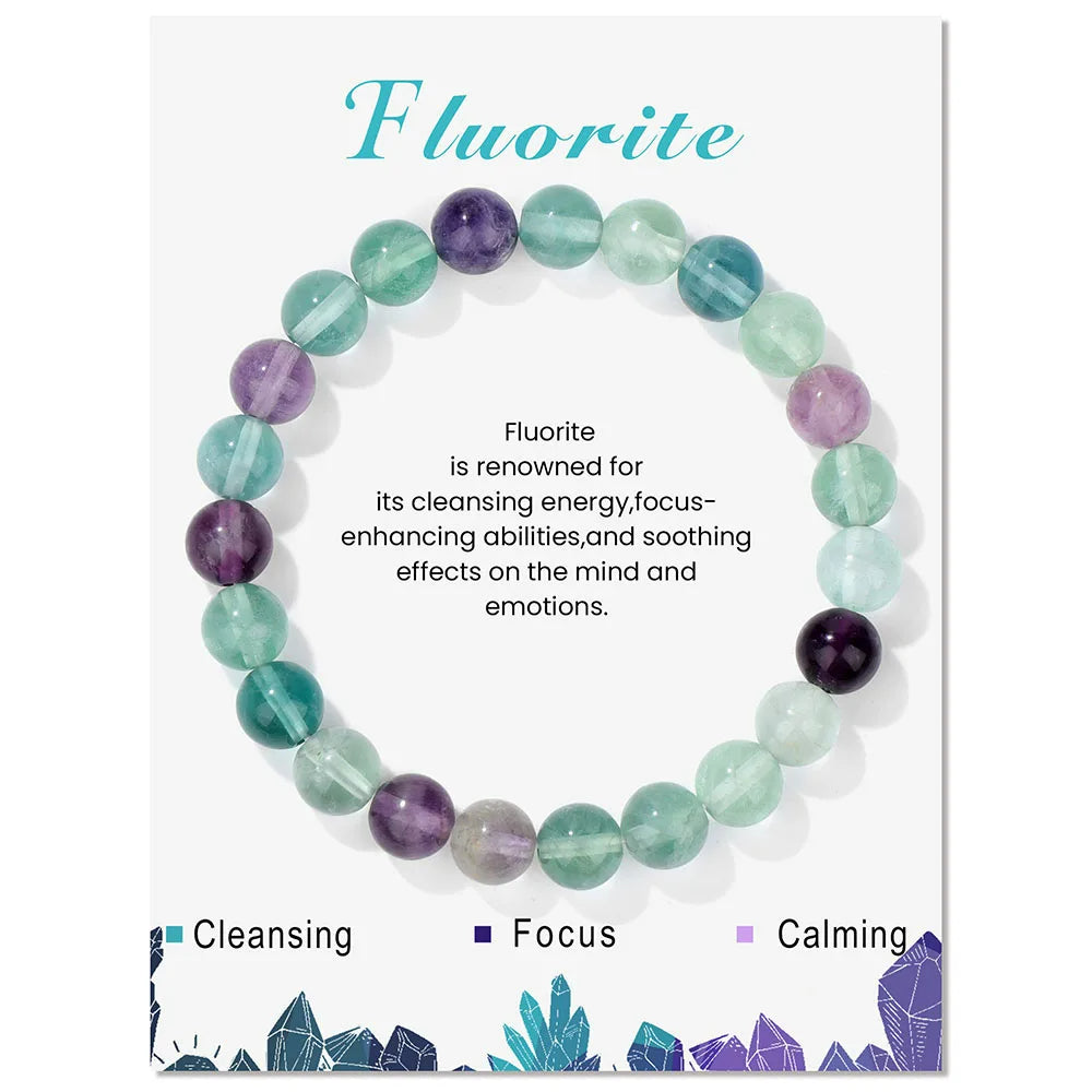 Natural Crystal Healing Energy Bracelet - Aria-Amazonite-The Livary