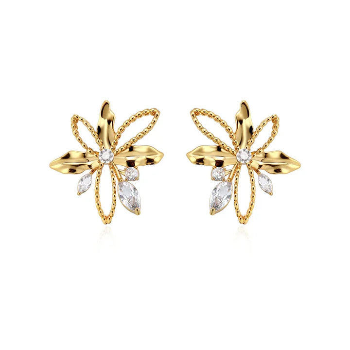 Lilypad Earrings - Floriana-The Livary