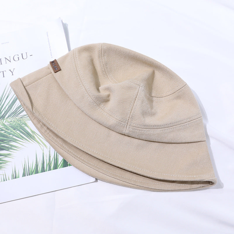Light summer bucket hat with fine seam design – StitchShade-Beige-The Livary