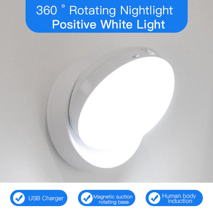 Smart Motion Sensor Night Light - Elara-White-The Livary
