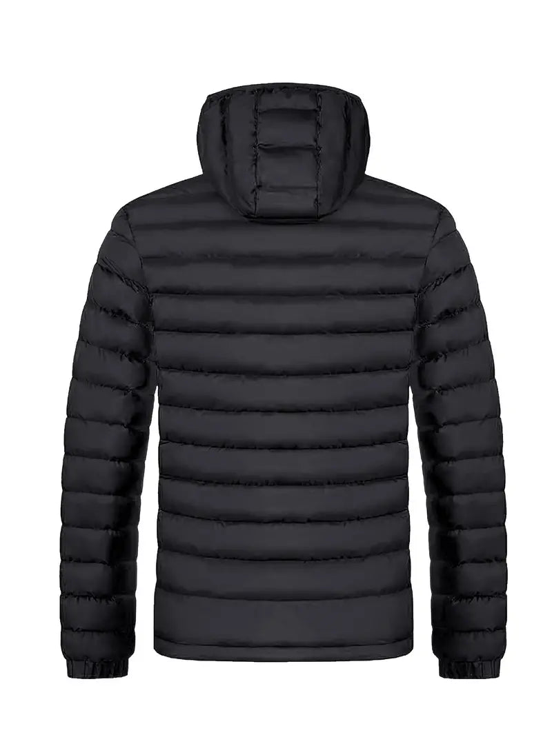 Ladies Winter Puffer Jacket with Hood - Arwen-Black-S-The Livary