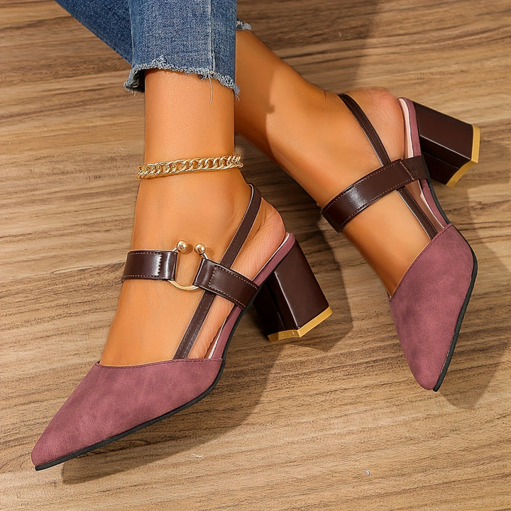 Orthopaedic Stylish Heels – Gabrielle-Rouge-3-The Livary