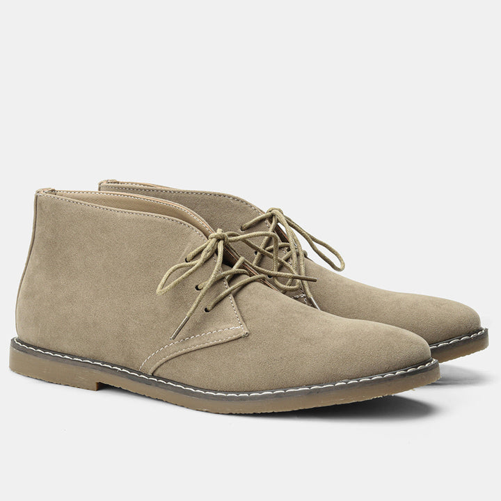 Timeless Desert Boots in Vintage Style for Men - Hugo-Sweden Khaki-6-The Livary