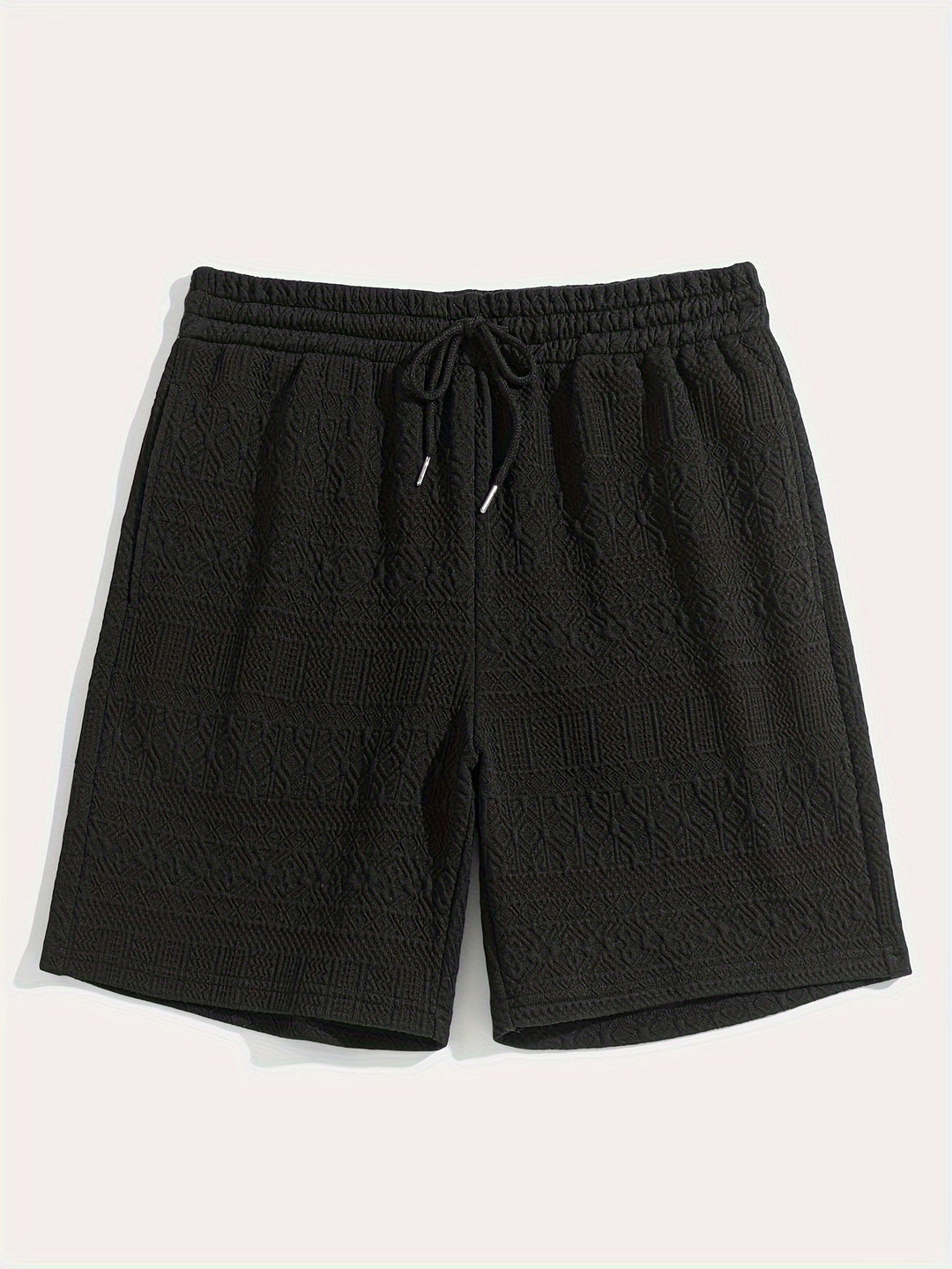 Men's Summer Shorts Basic Look with Drawstring Comfort - Finn (Buy 1 Get 1 FREE)-Black-S(46)-The Livary