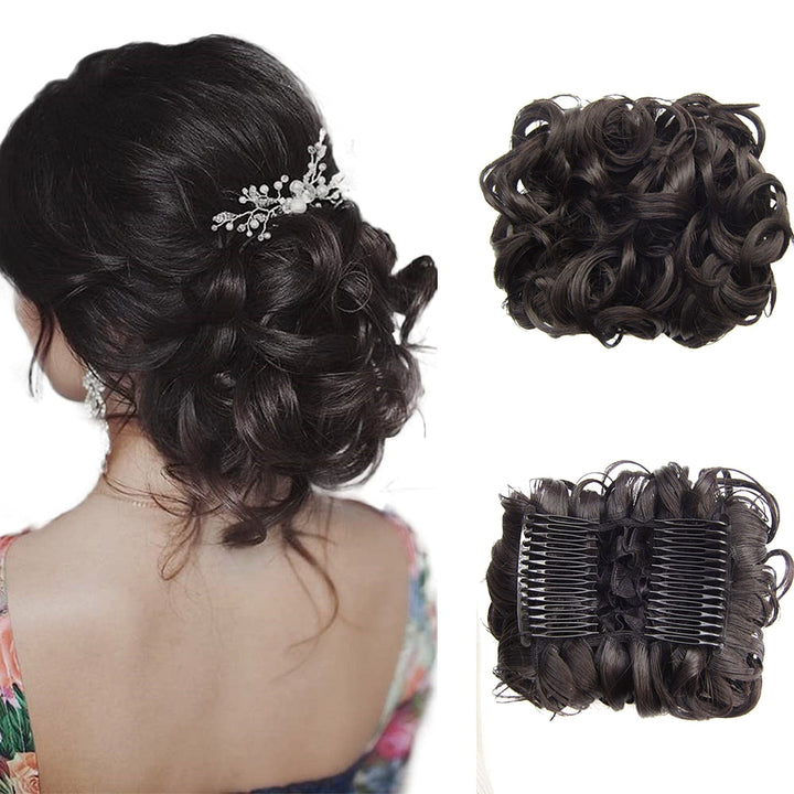 Curly Knot Hair Extension – FluffyFix-03#-The Livary