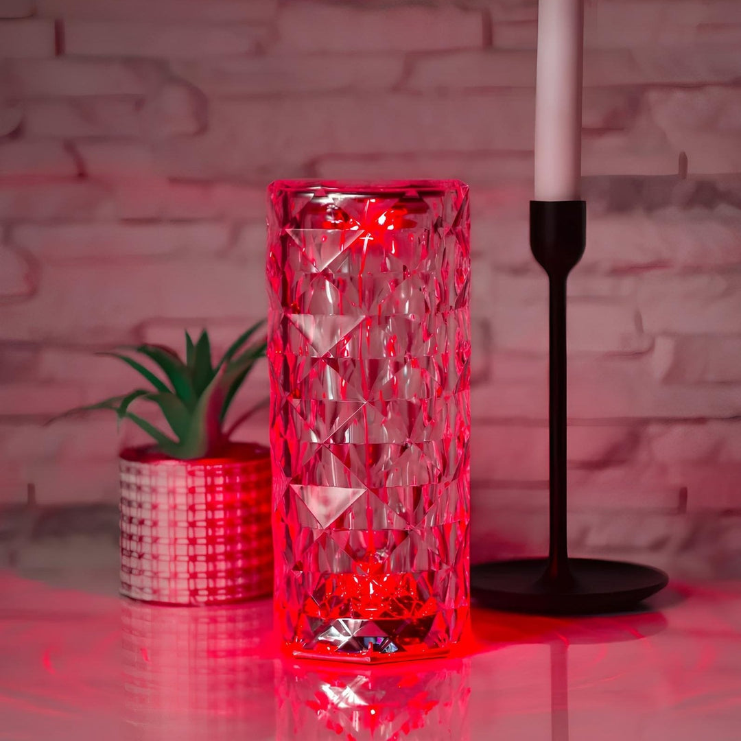 Crystal Table Lamp with Touch Control - Aurora-The Livary
