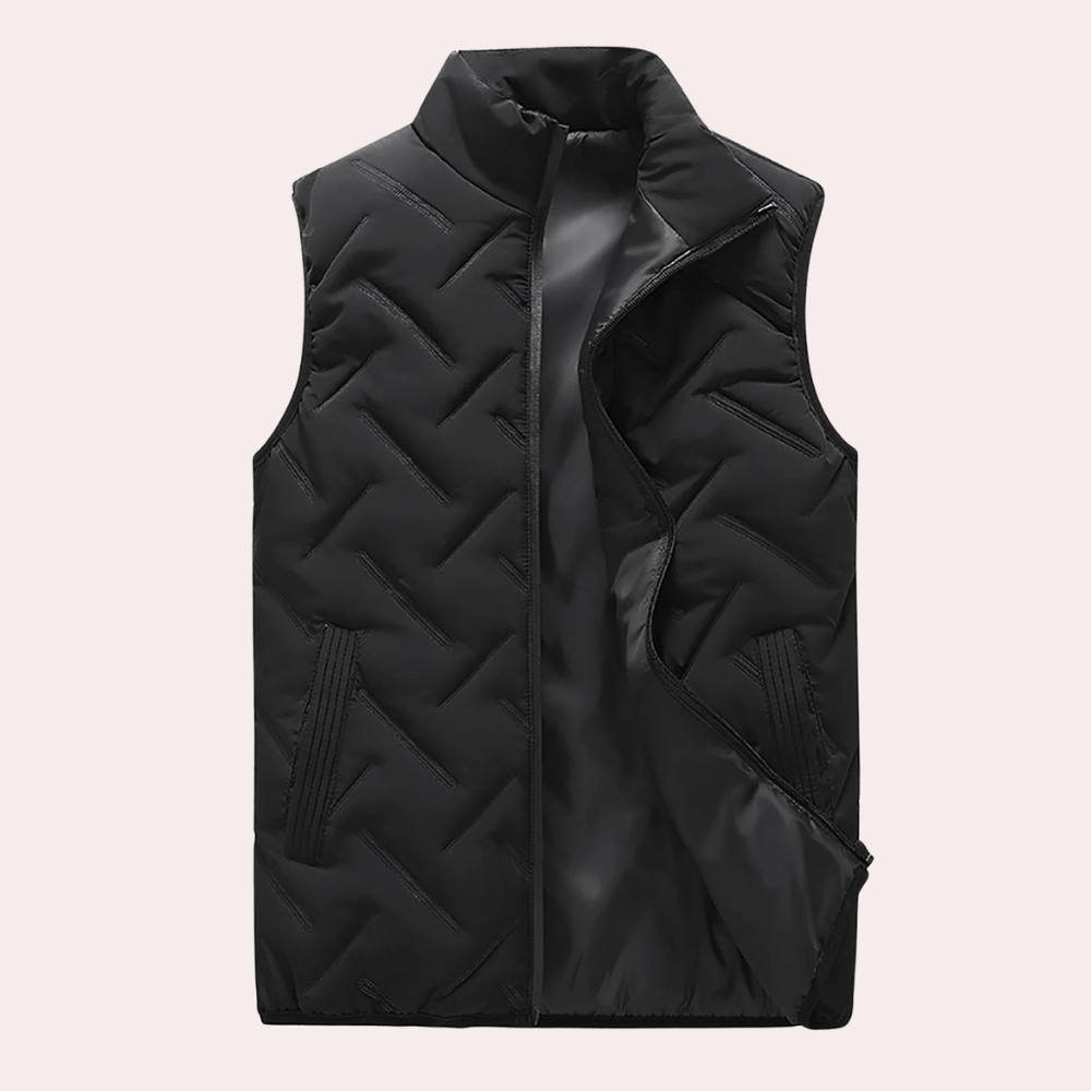 Comfortable Men's Bodywarmer - Daan-Black-S-The Livary