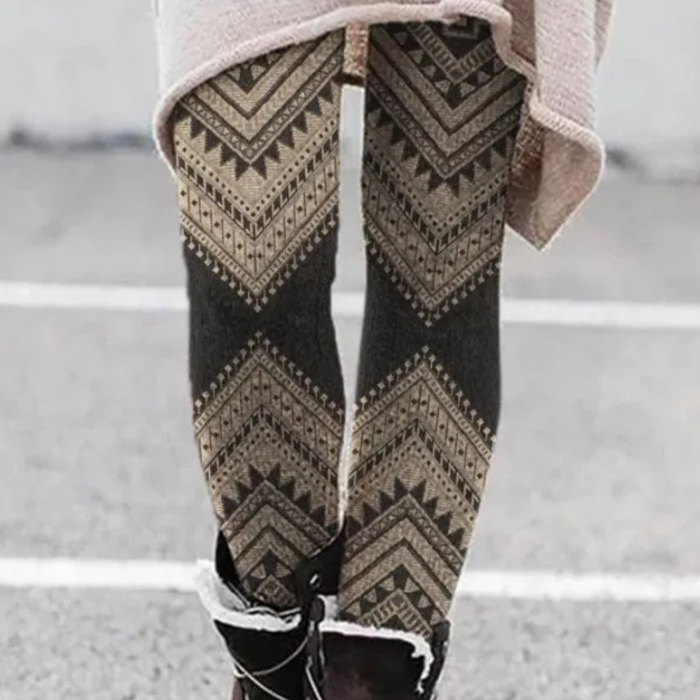 Trendy Stretch Women's Leggings - Kelsey-Brown-XS-The Livary