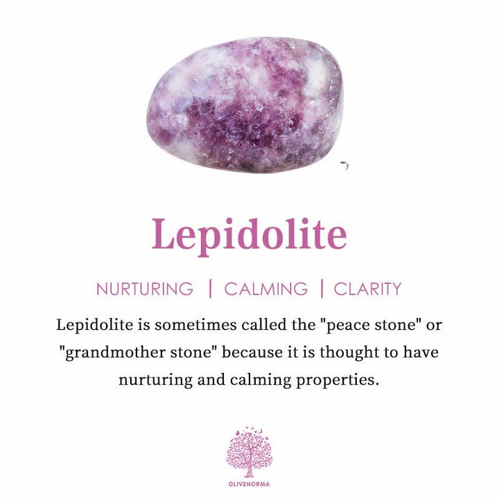 Anti-Anxiety Amethyst, Lepidolite and Lapis Lazuli Bracelet - Aurora-The Livary