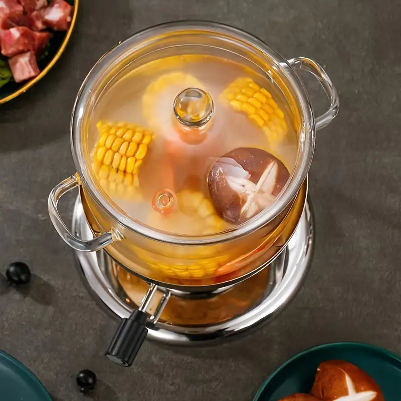 Glass Casserole | Transparent Versatile Durable Spacious Heat Resistant ...
