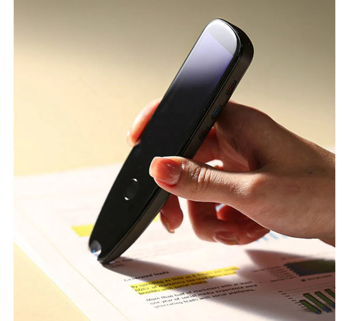 Smart Translation Pen - Linguo-Black-The Livary