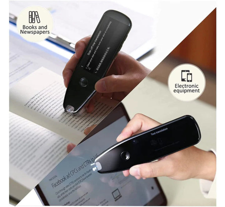 Smart Translation Pen - Linguo-Black-The Livary