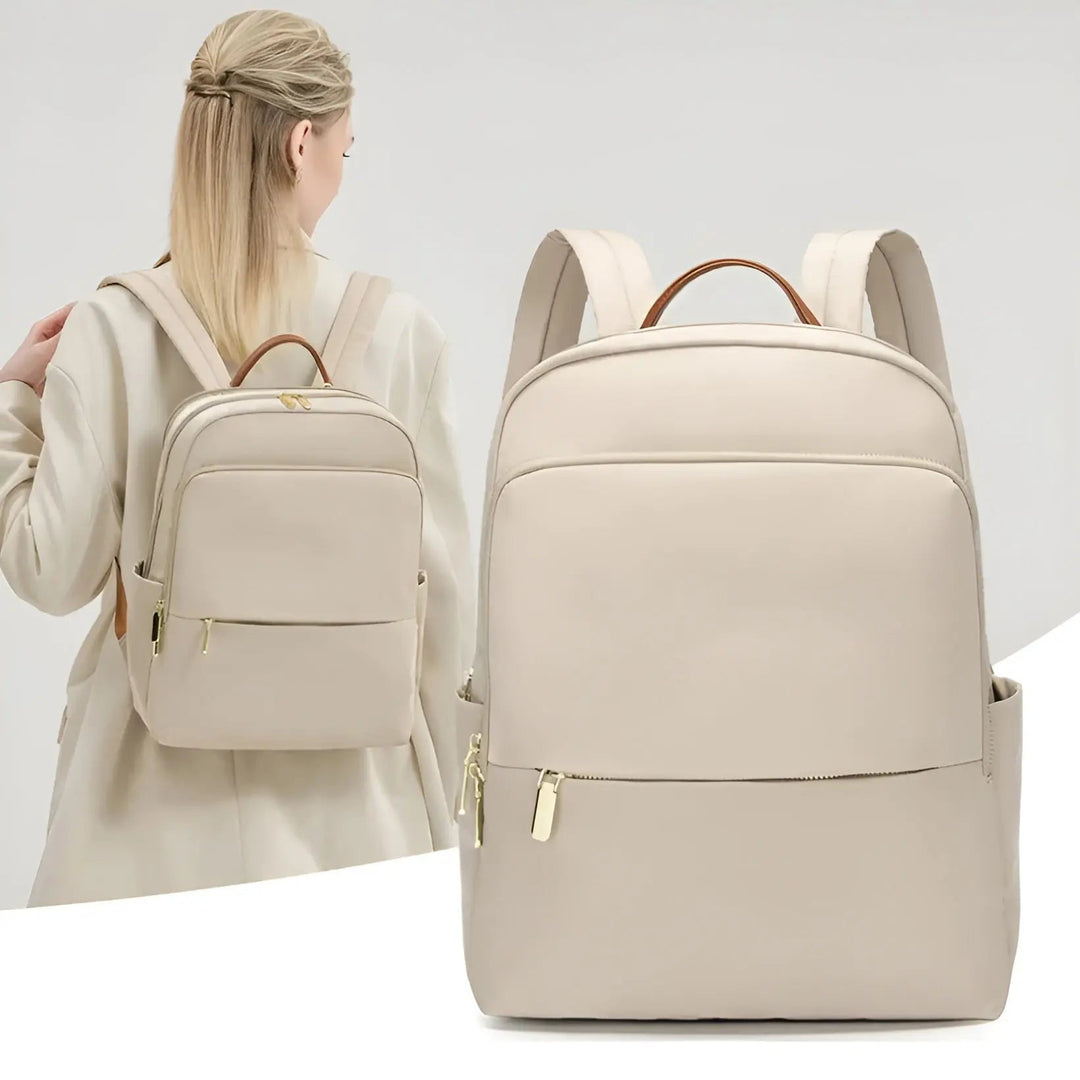 Trendy Multifunctional Ladies' Backpack - Sophia-Khaki-The Livary