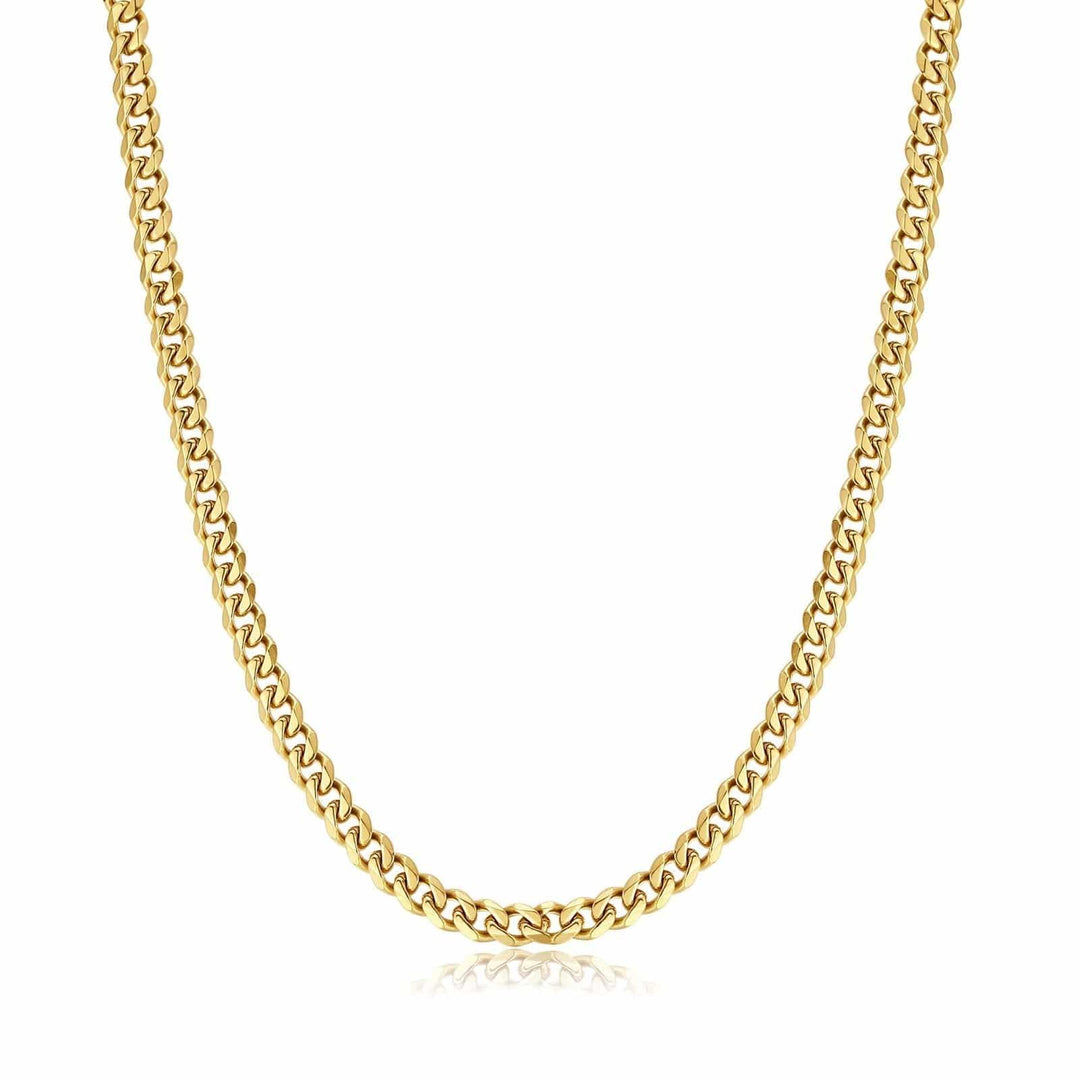 Stylish Cuban Link Necklace - Noah-Gold-0.20 in-The Livary