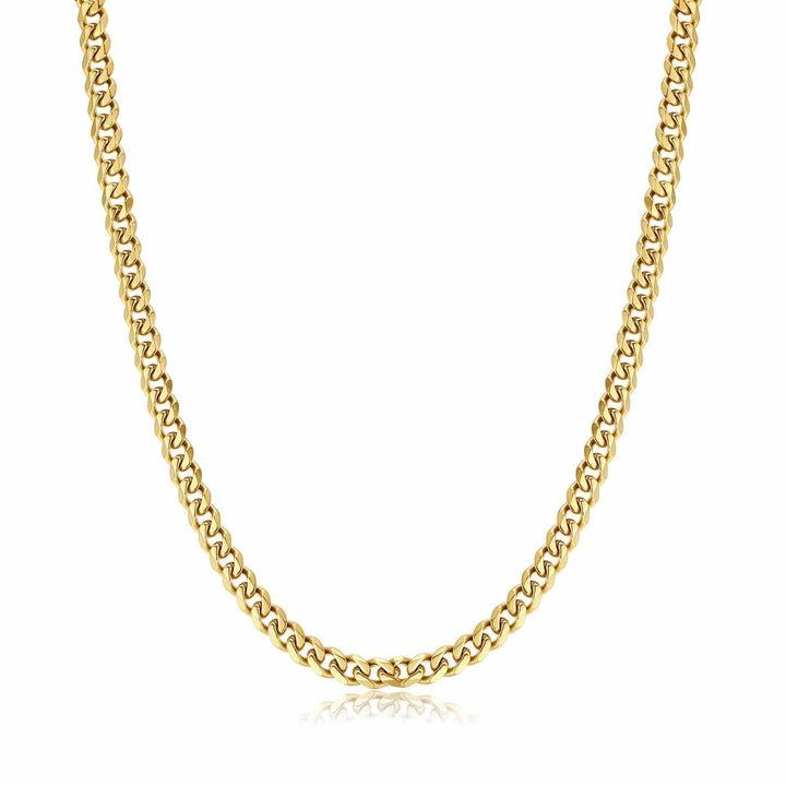 Stylish Cuban Link Necklace - Noah-Gold-0.20 in-The Livary