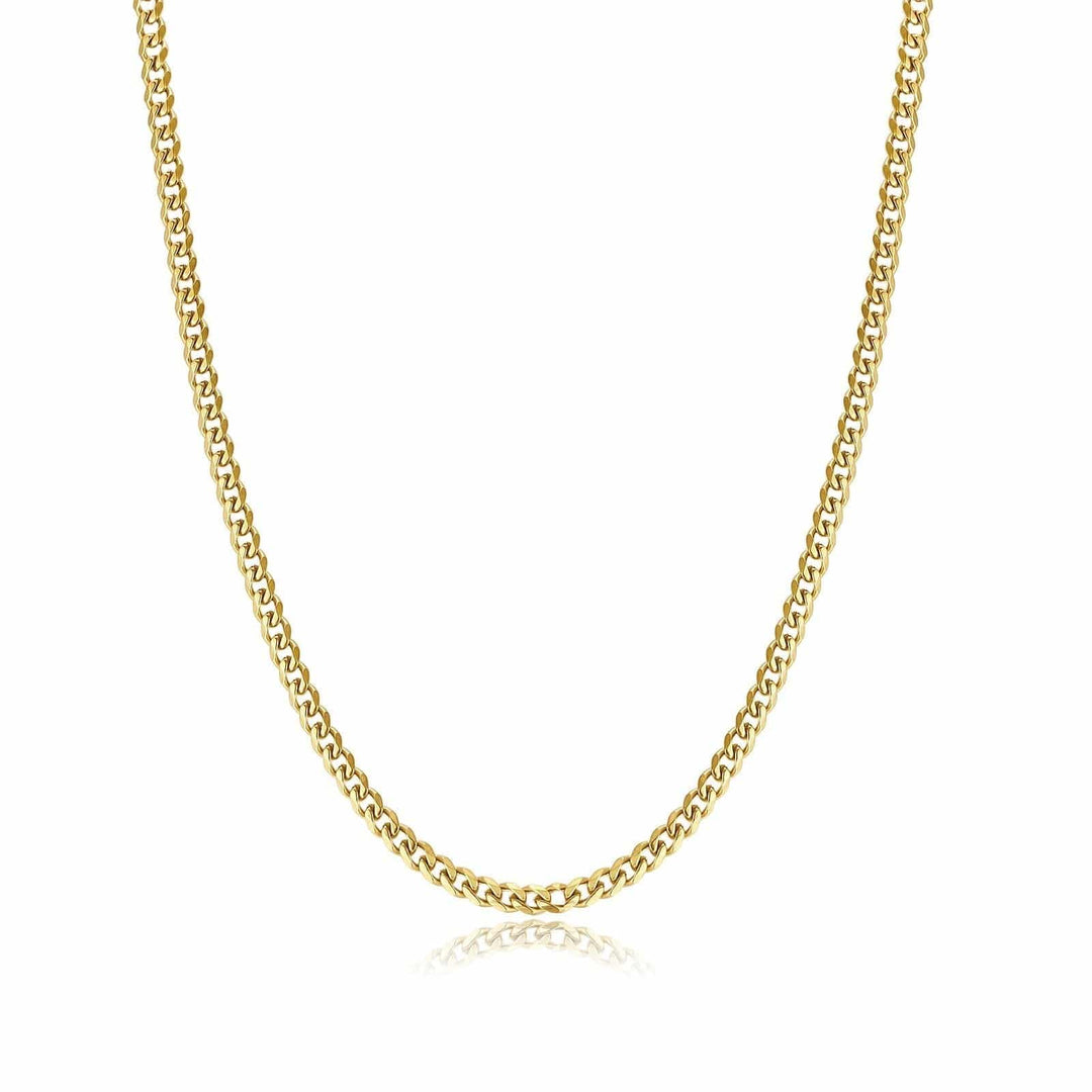 Stylish Cuban Link Necklace - Noah-Gold-0.12 in-The Livary