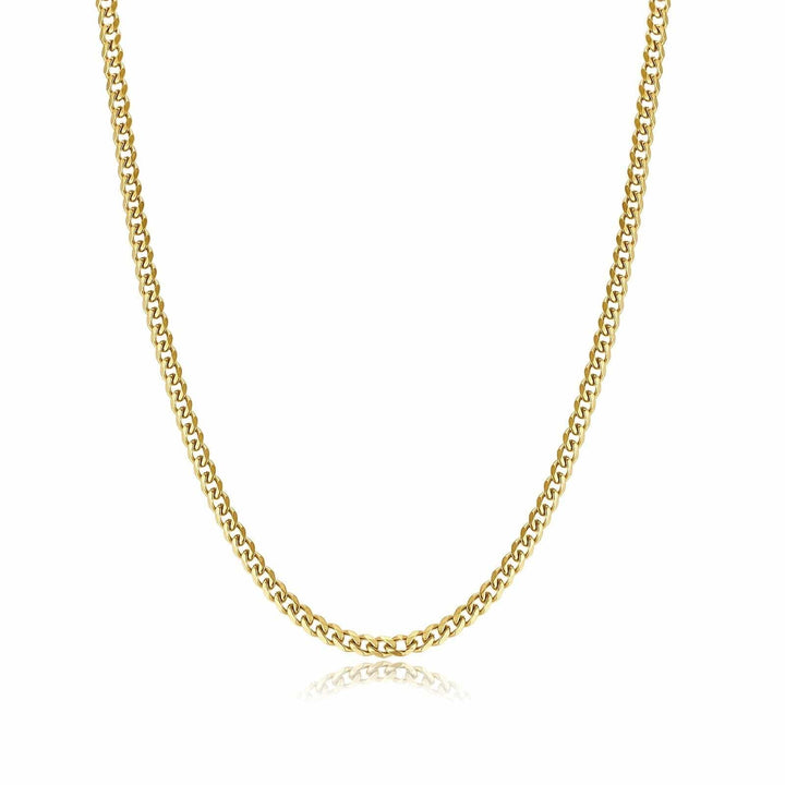 Stylish Cuban Link Necklace - Noah-Gold-0.12 in-The Livary