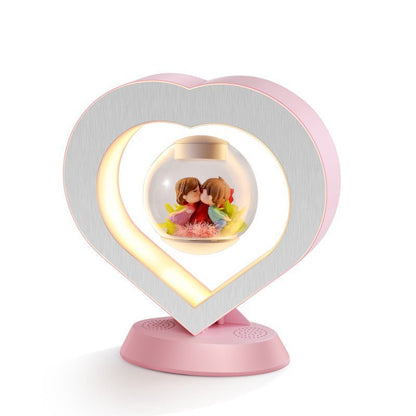 Levitation Flower with Magnetic Rotation – Floravia-Heart Sweet Minnaar-No-The Livary