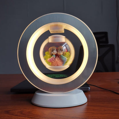 Levitation Flower with Magnetic Rotation – Floravia-Sweet lover-No-The Livary