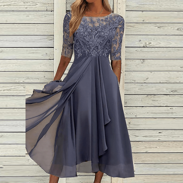Stylish Summer Dress for a Fashionable Appearance - Lena Meier-Lila-S-The Livary