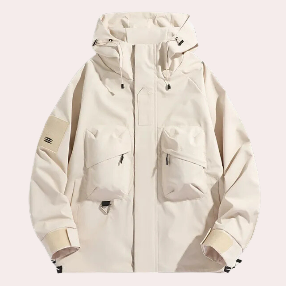Lightweight Windbreaker for Men - Victor-Beige-S-The Livary