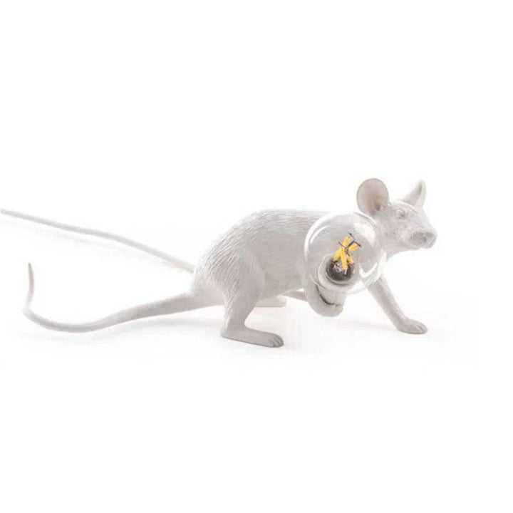 Original Mouse Lamp - SqueakLight-Standing mouse / Gold-The Livary