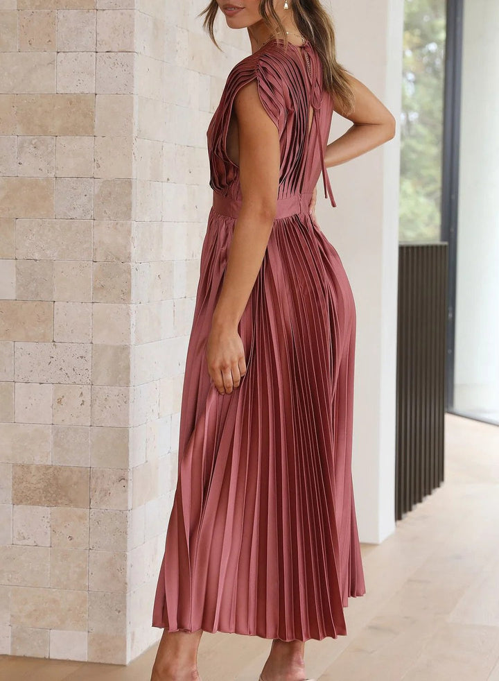 Trendy Maxi Dress - Elara-Green-XS-The Livary