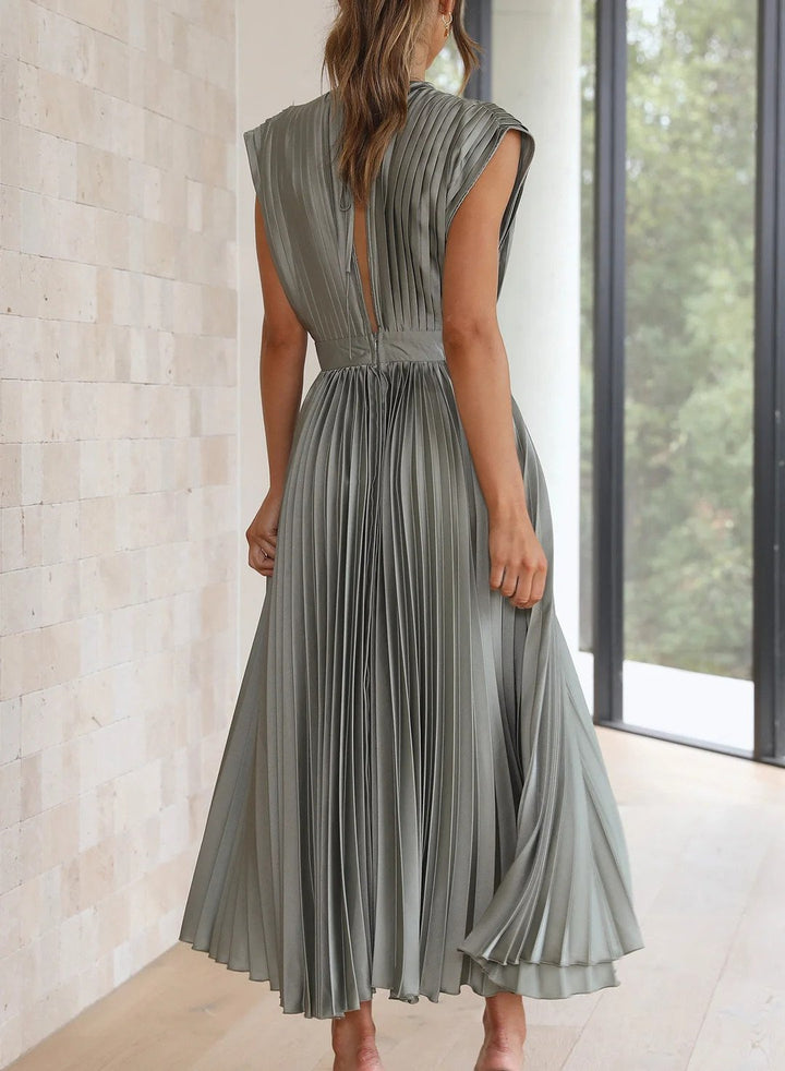Trendy Maxi Dress - Elara-Green-XS-The Livary