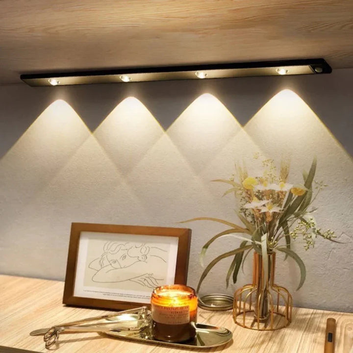Luxury Wireless LED Cabinet Light - LumiLux-11.81 inches-Black-The Livary