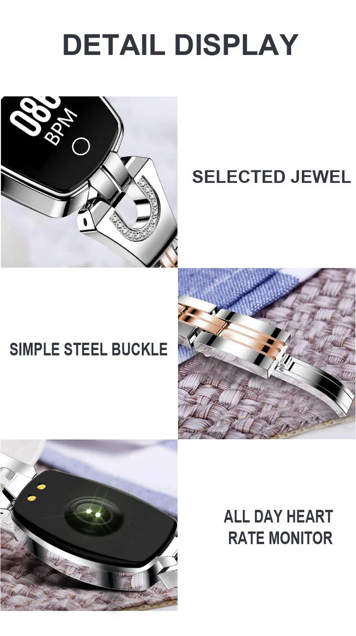 Waterproof Fitness Wristband - FitStyle-Gold-The Livary