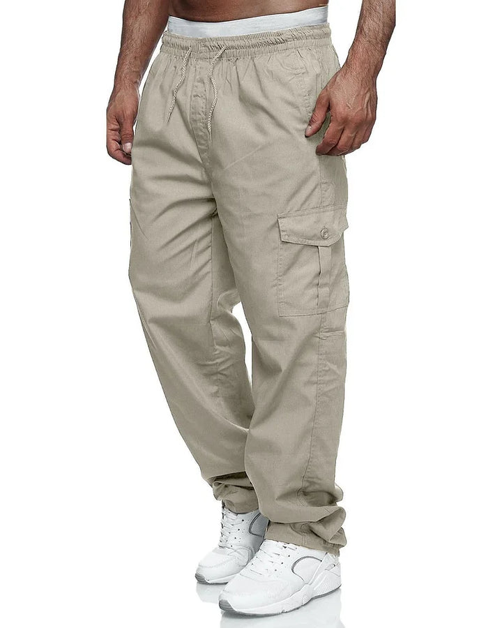 Sustainable and Comfortable Men's Trousers - Nolan-Beige-M-The Livary