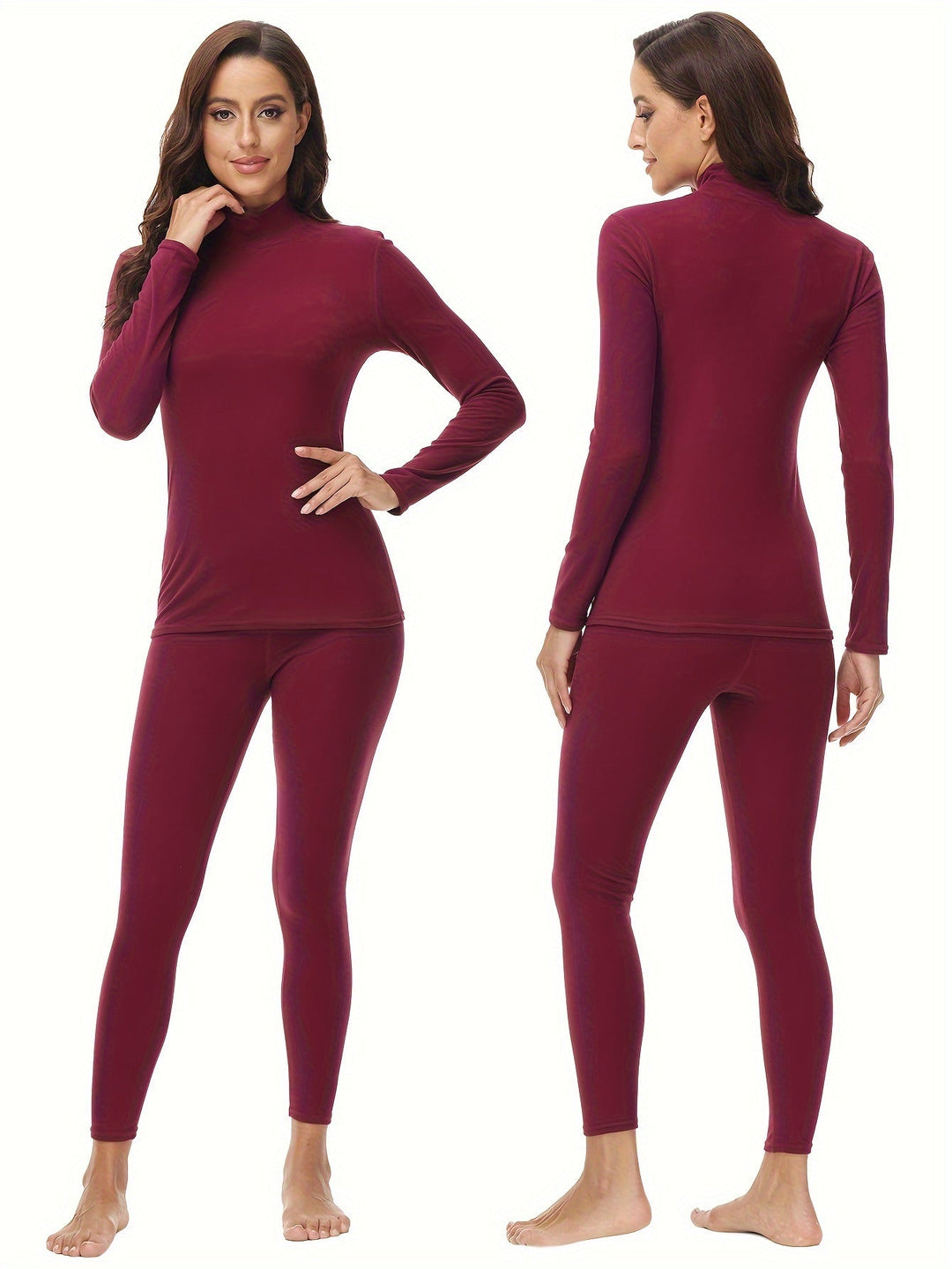 Two-piece Thermoset for the Cold Winter Months - Serena-Black-XS-The Livary