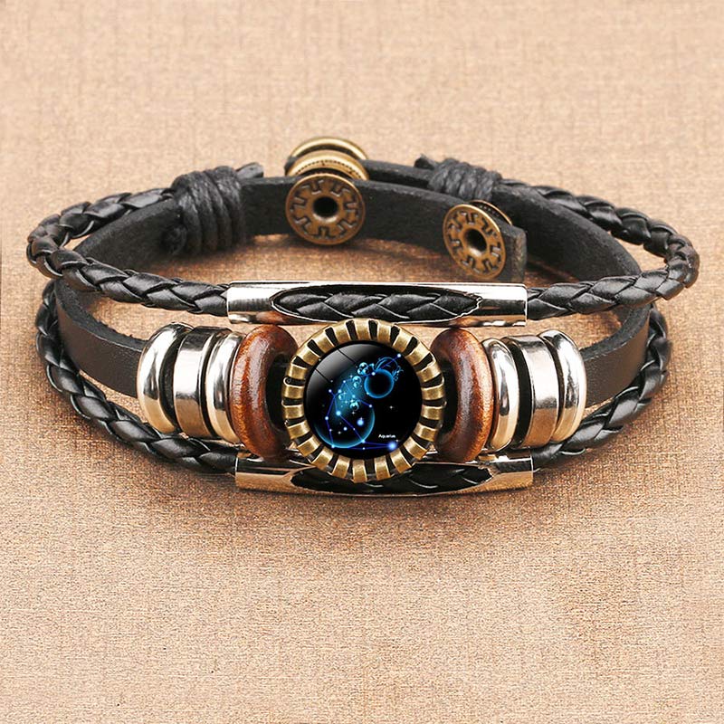 Zodiac Retro Bracelet - Lyra-Aquarius-The Livary