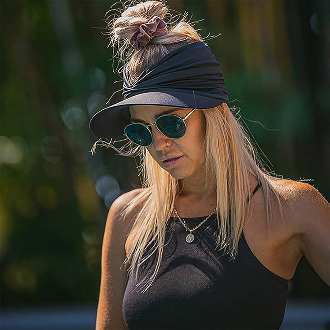 Trendy anti-UV hat for summer – SunGuard Helios-Red-The Livary