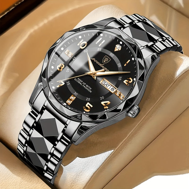 Multifunctional Waterproof Sports Watch for Men - Titan-Black casing Black Surface-The Livary