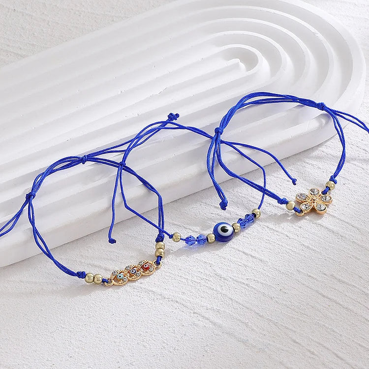 Evil Eye Partner Bracelets - Elif-Flower-The Livary