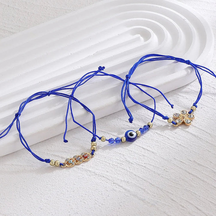 Evil Eye Partner Bracelets - Elif-Flower-The Livary