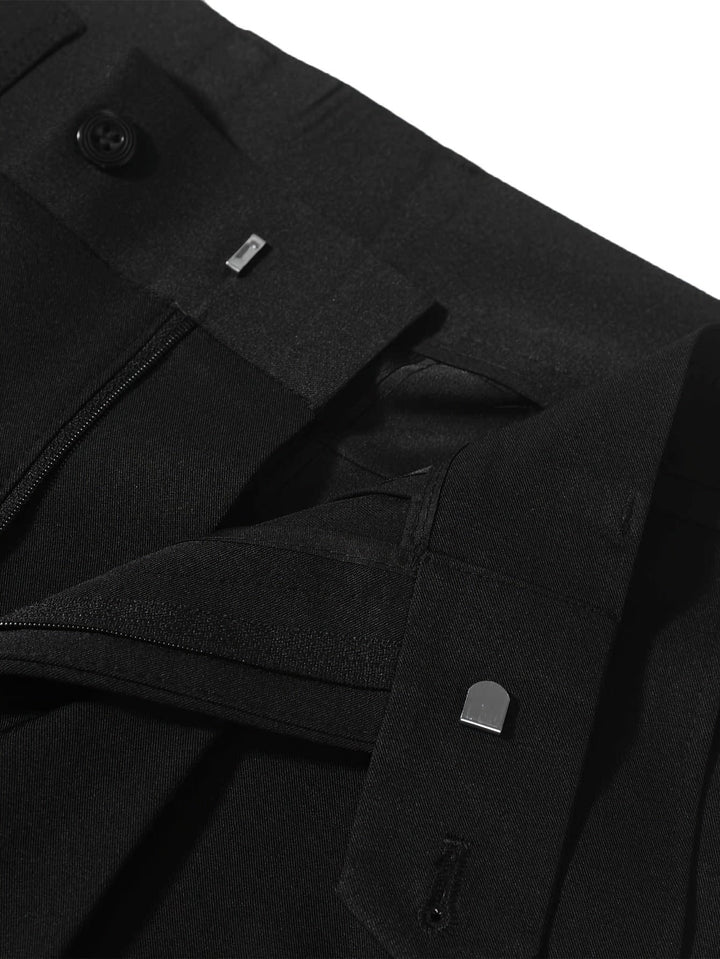 Lightweight Black Business Trousers for Men - Finn-S-The Livary