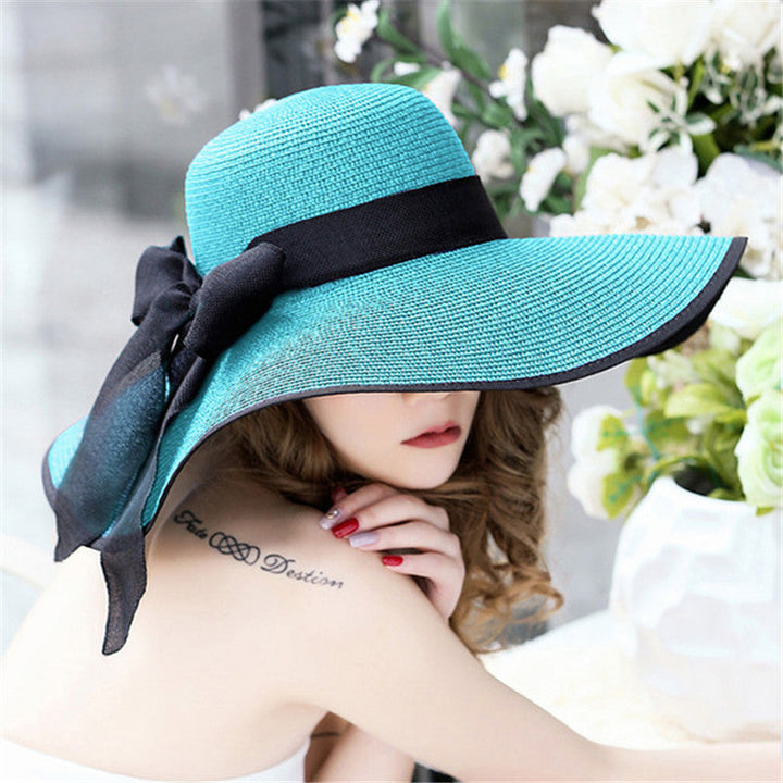 Light women's summer hat with a wide brim and stylish design – Vivian-Green-The Livary