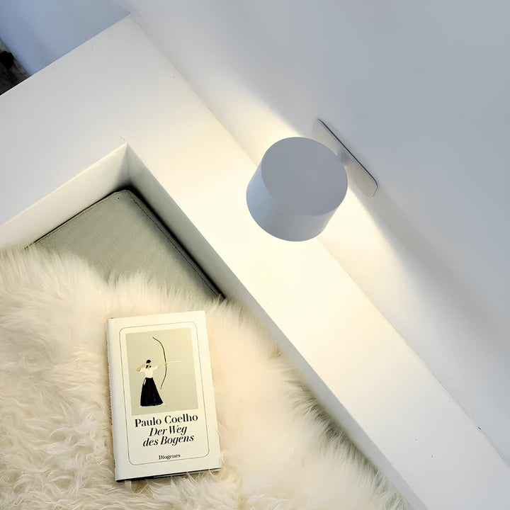 Wireless Rechargeable Wall Lamp - LumoFlex-White-Touch Control-The Livary