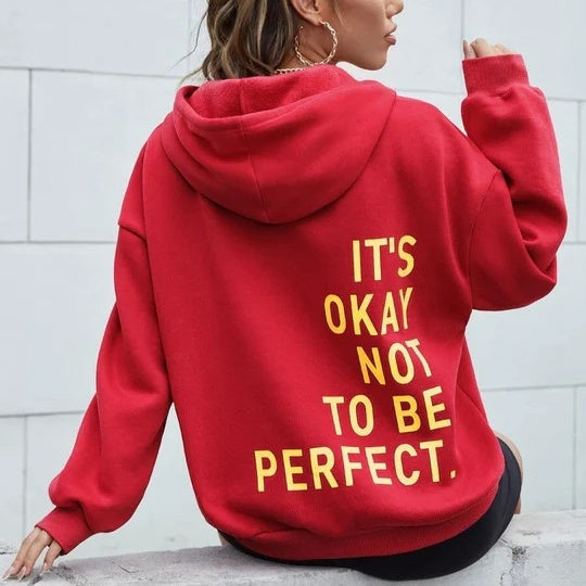 Trendy Unisex Hoodie – Billie | Super soft fabric-Red-S-The Livary